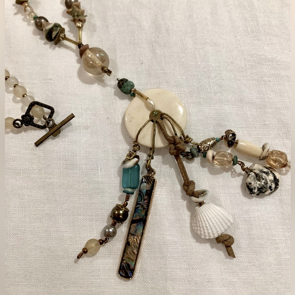 Handmade Amulet With Repurposed and Found Treasures